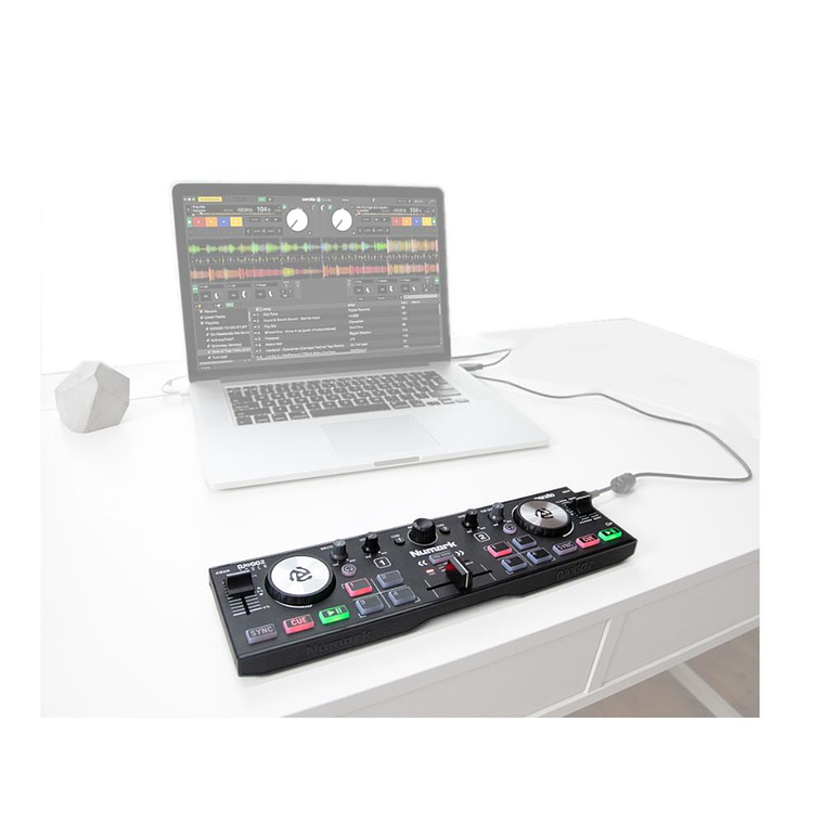DJ Mini Controlador Numark DJ2GO2 Touch 4