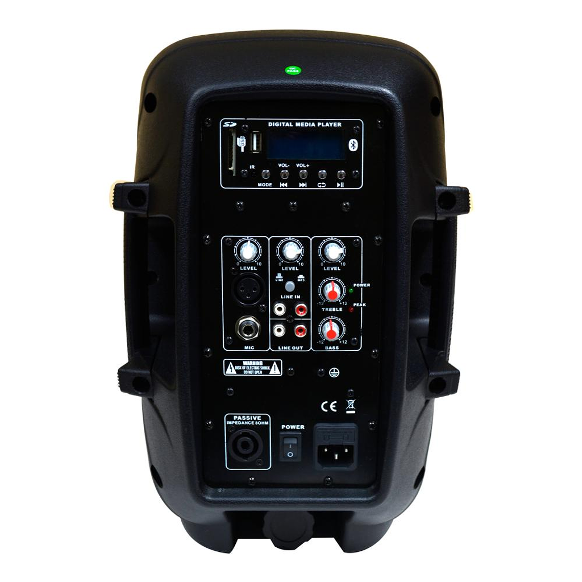 Caja Activa 8 pulgadas Mekse MEK-8ACT Negro 3