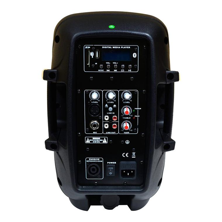 Caja Activa 8 pulgadas Mekse MEK-8ACT Negro 3