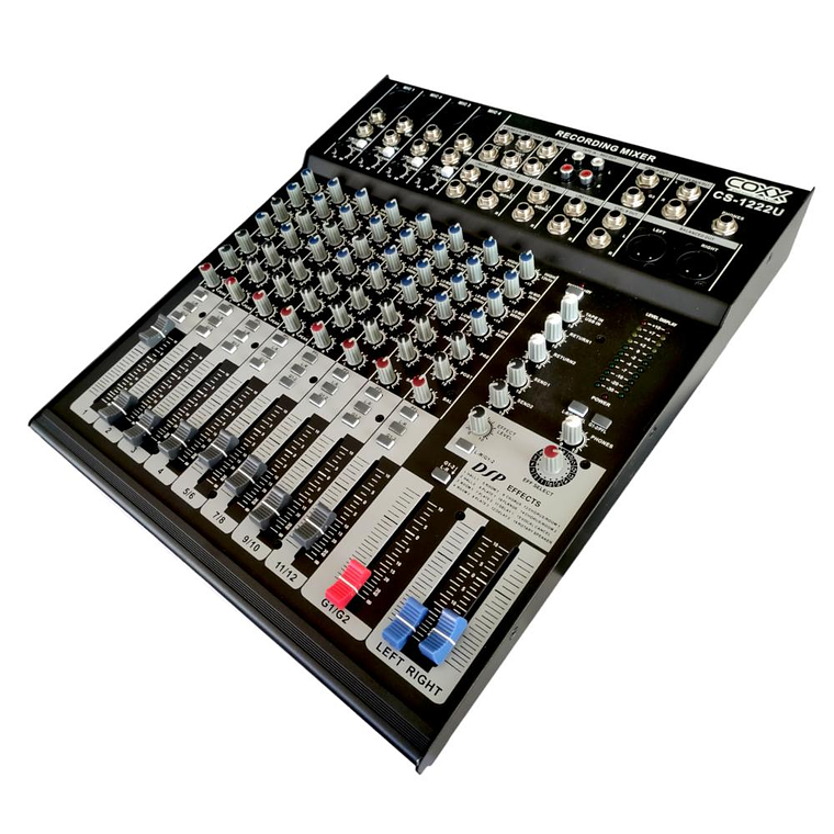 Mixer Analogo 12 canales USB COXX CS-1222U 2