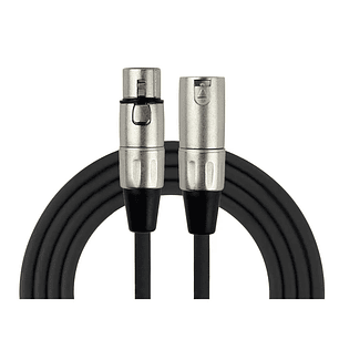 Cable Microfono XLR 10 mts Kirlin MPC-280/BK 10M