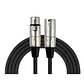 Cable Microfono XLR 10 mts Kirlin MPC-280/BK 10M - Miniatura 2
