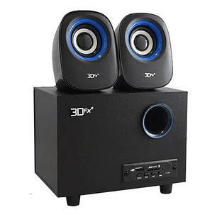 Parlantes Activos 2.1 3DFX Atomix