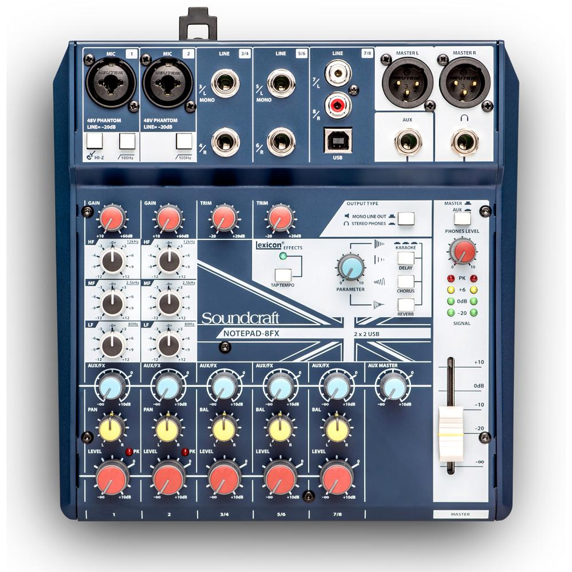 Mixer Analogo Soundcraft Notepad-8FX 3