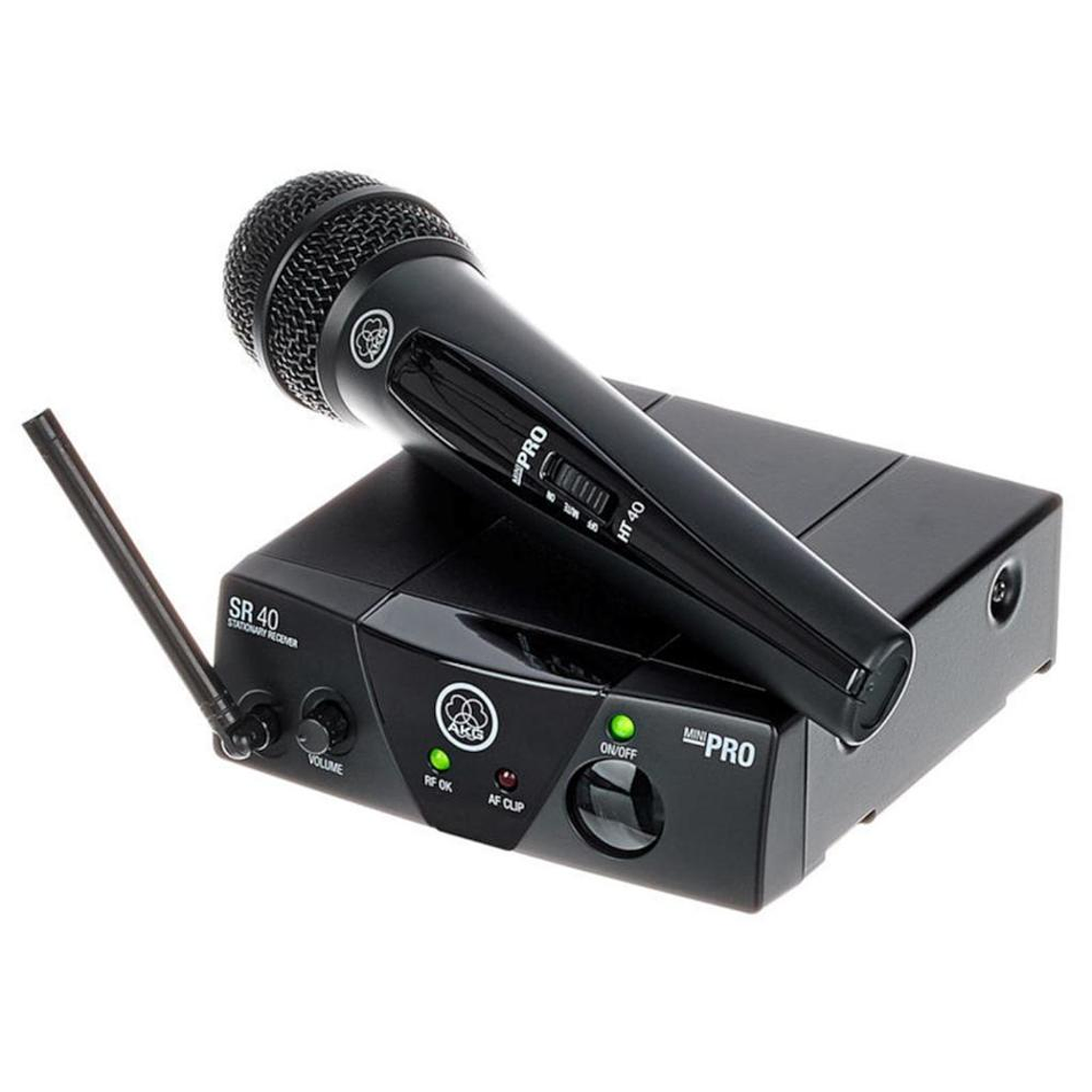 Microfono Inalambrico Mano AKG WMS40 Mini Vocal Set Band 25C UHF 1
