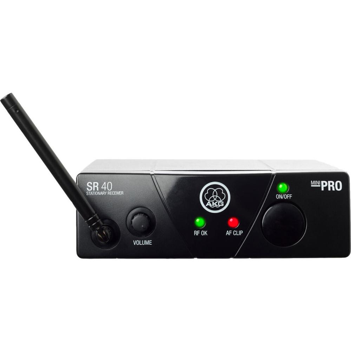 Microfono Inalambrico Mano AKG WMS40 Mini Vocal Set Band 25C UHF 3