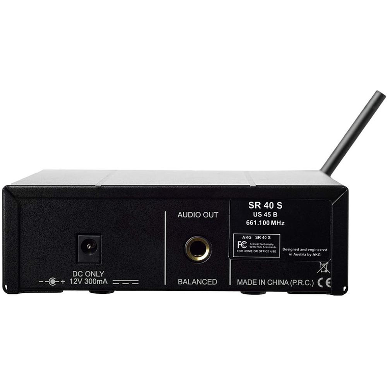 Microfono Inalambrico Mano AKG WMS40 Mini Vocal Set Band 25C UHF 4