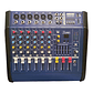 Mixer Amplificado 6 canales Mekse uks6 USB - Miniatura 1