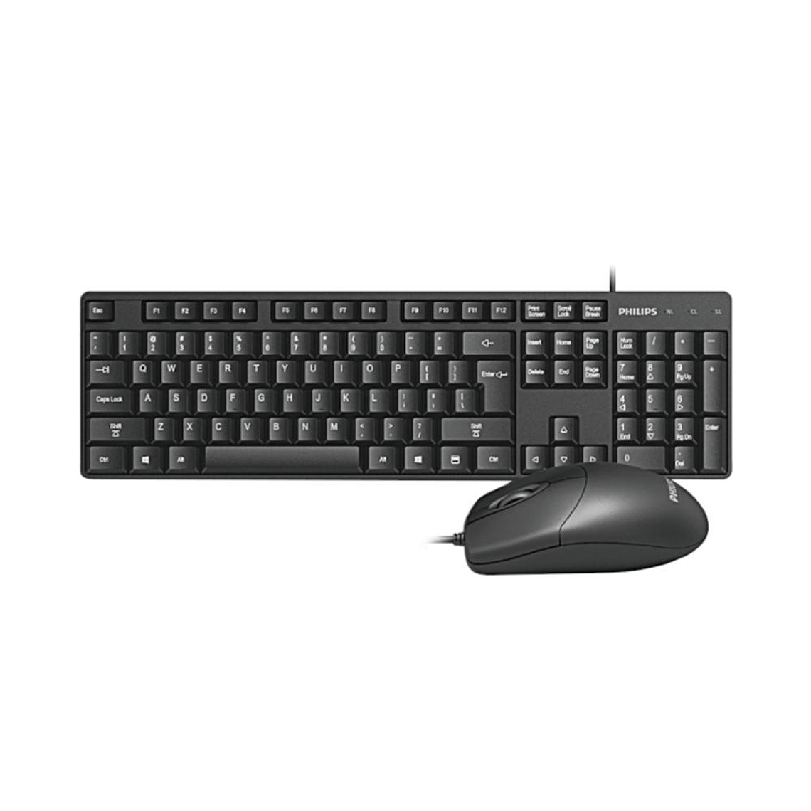Combo Kit Teclado + Mouse USB Philips C254 (SPT6254 SP) 1