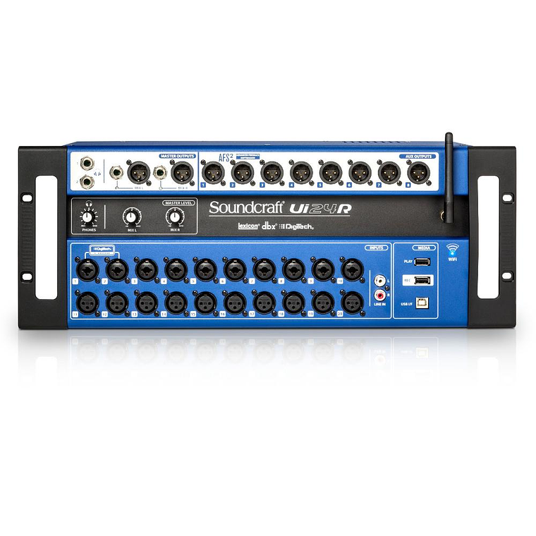 Mixer digital 24 canales Soundcraft Ui24R 1
