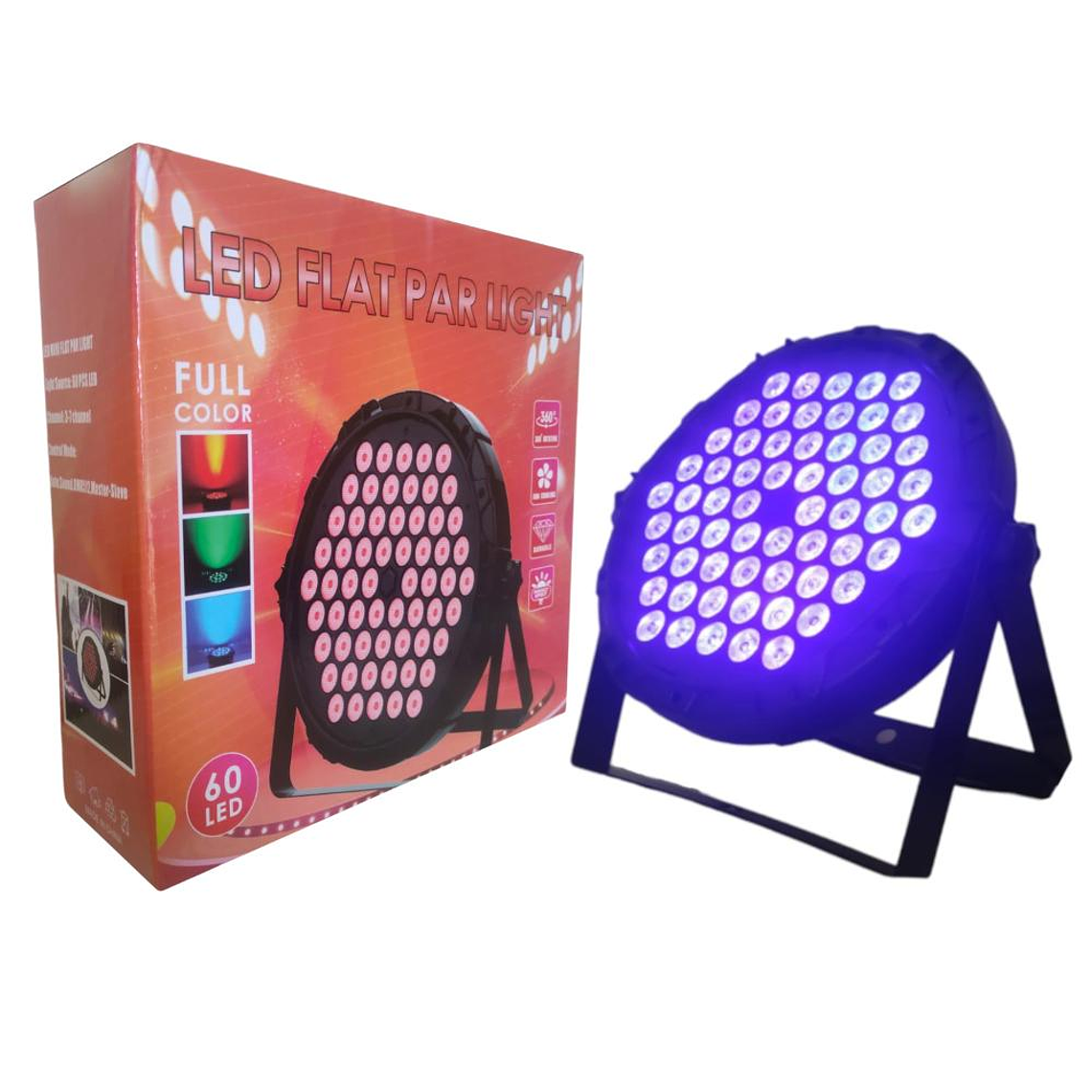 Foco Par 60 LEDs RGB Fidek 4183 1