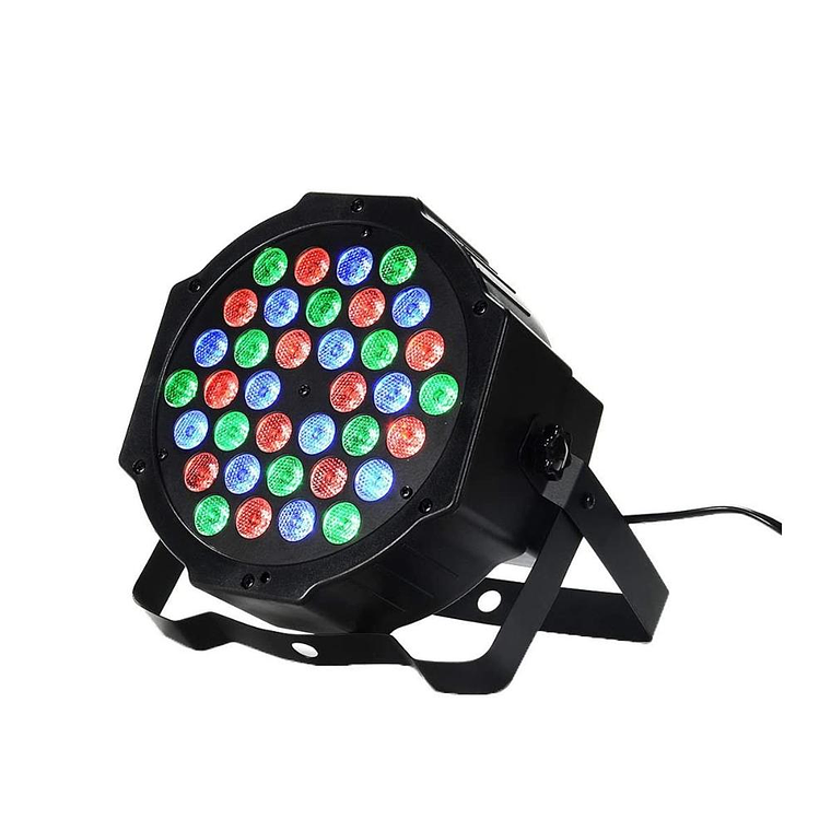 Foco Led RGB Mekse Mini Flat Par Light 36 1