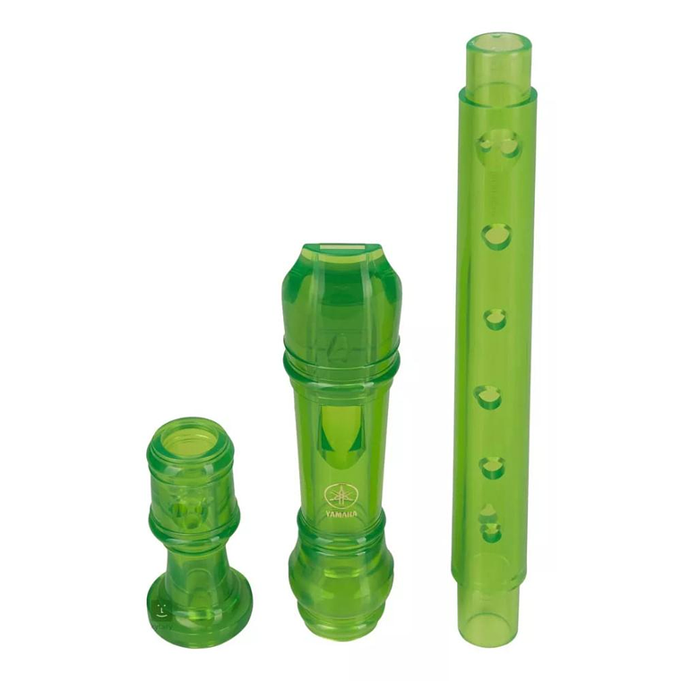 Flauta Dulce Germana Translucida Yamaha YRS-20 GG Verde 3