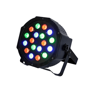 Foco Led RGB Mekse Mini Flat Par Light 18