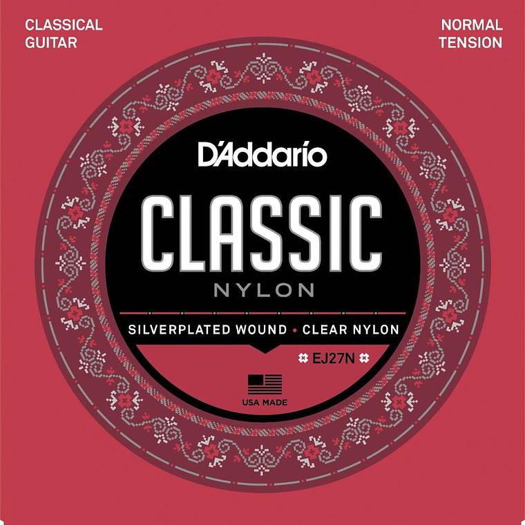 Cuerdas para guitarra clasica D'Addario EJ27N 1