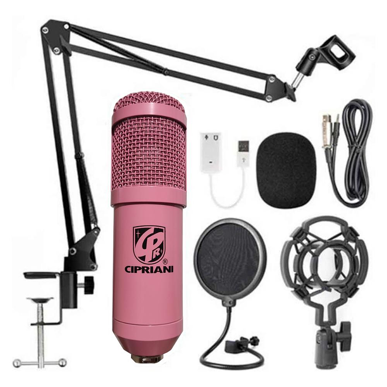 Pack para Streaming Cipriani BM-800K Pink 1