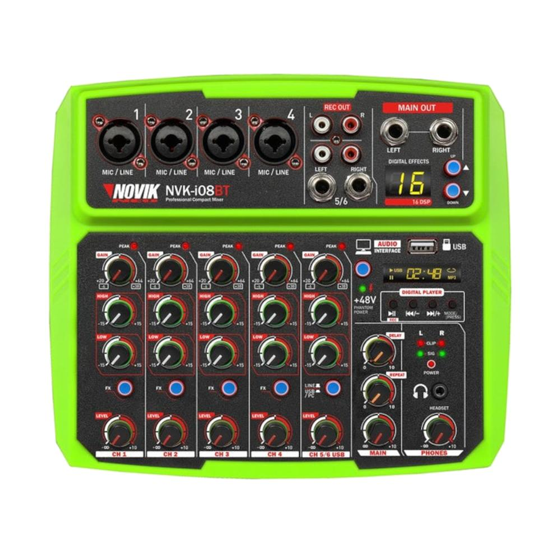 Mixer Analogo Novik NVK-i08BT Green 1