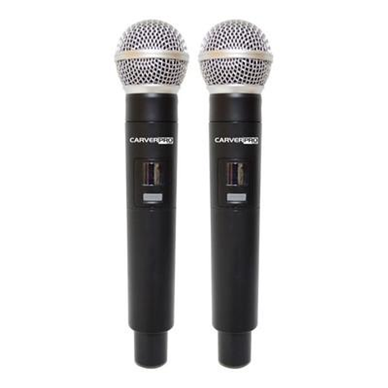 Sistema Dual Inalambrico de Mano CarverPro NEO CPMU-5000 3