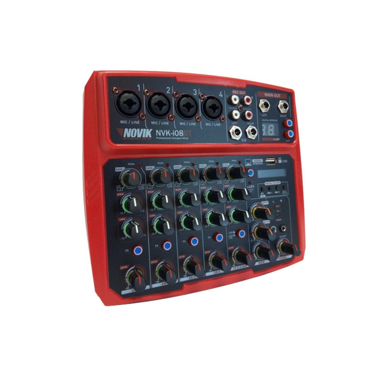 Mixer Analogo Novik NVK-i08BT Red 2