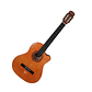 Guitarra Clasica 39'' con cutaway Zaragoza ZAD-101 Natural - Miniatura 1