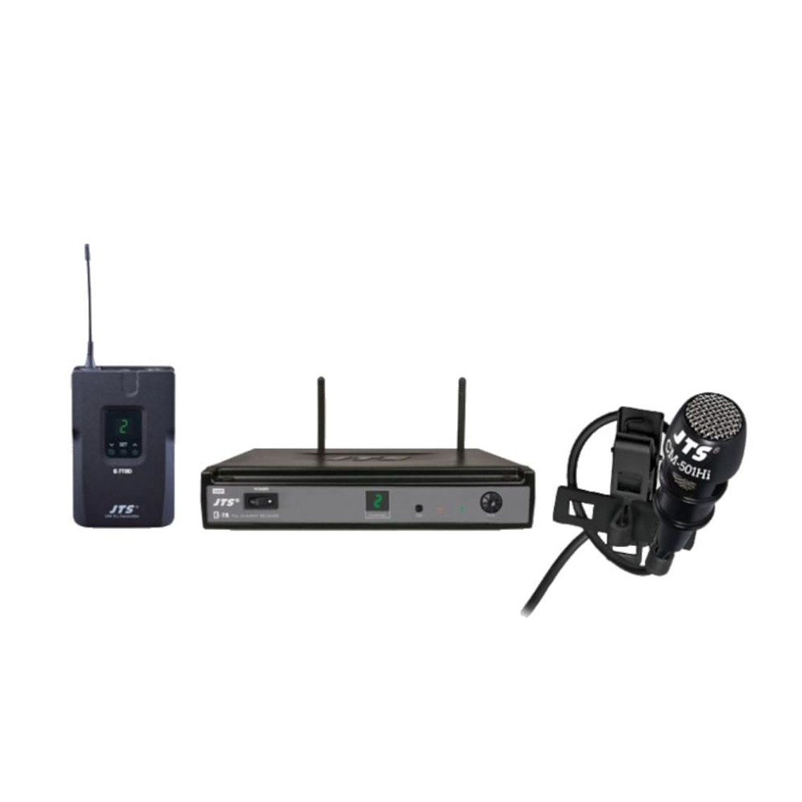 Sistema de microfono lavalier JTS E7R+E7TB+CM501 1