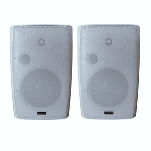 Parlantes Ambientales Tecshow DOME W8 Blanco (par)