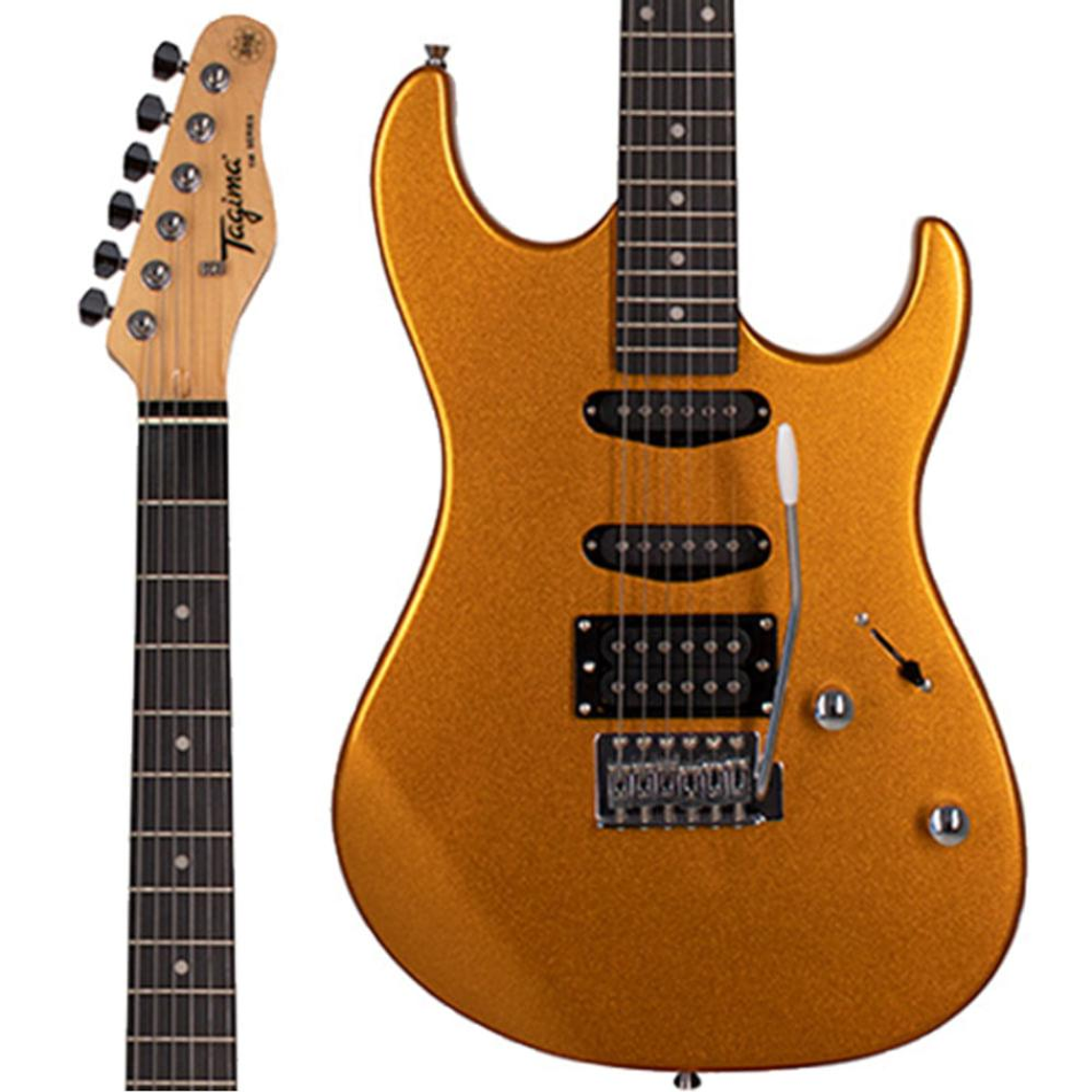 Guitarra Electrica Tagima TG-510 Metallic Gold Yellow 2