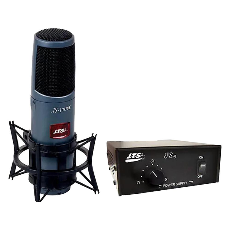 Microfono Condensador XLR JTS JS-1TUBE+PS-9 1