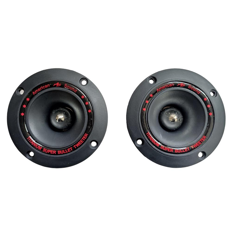 Set 2 Tweeters American Sound Titanium Series SPT-318 1