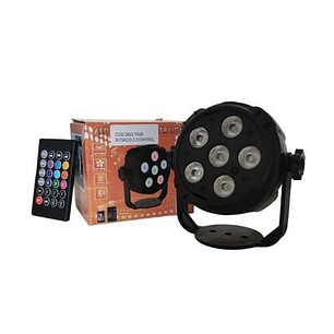 Mini Par de 6 LED RGB autoritmico Fidek 2622