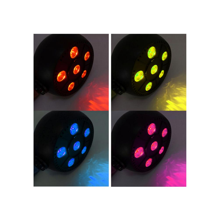 Mini Par de 6 LED RGB autoritmico Fidek 2622 4