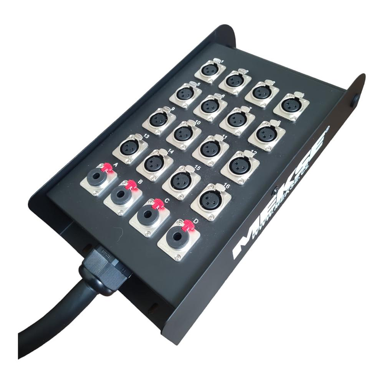 Multipar de 16 x 4 canales 25 mts TRS Mekse 16425 2