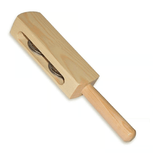 Sonajero de madera con tapa Mlion Nat