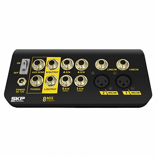 Mixer Analogo 8 canales SKP MIX CONNECT 8