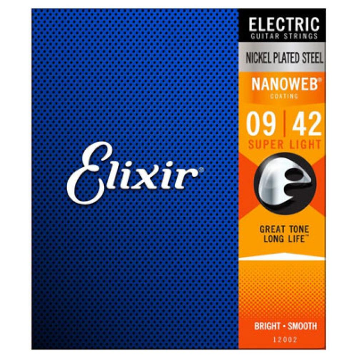 Cuerdas para guitarra electrica Elixir 12002 1