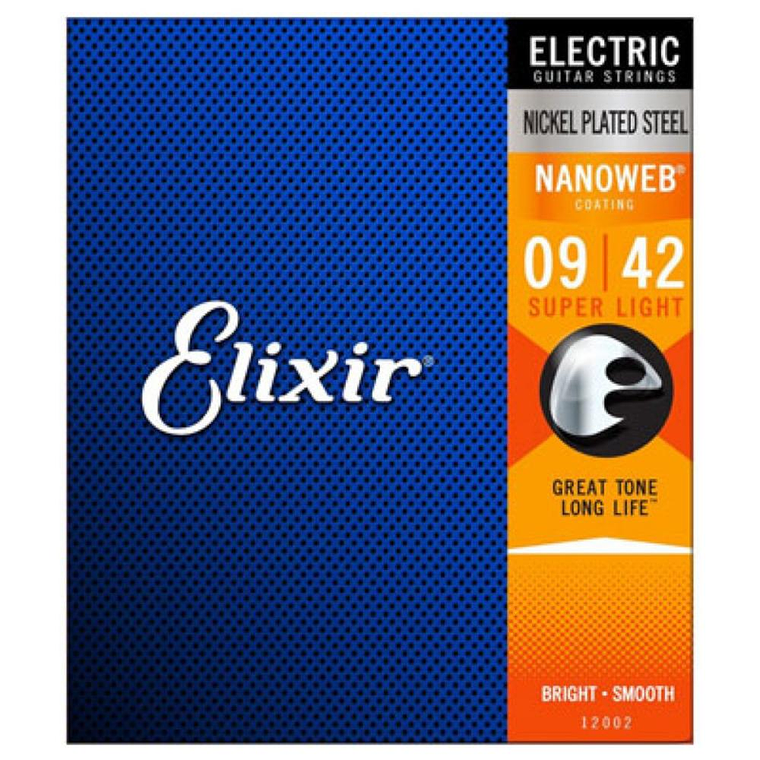 Cuerdas para guitarra electrica Elixir 12002 1