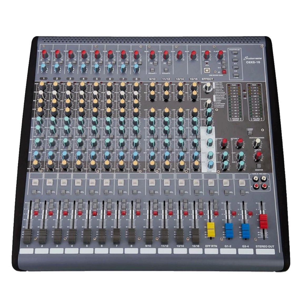 Mixer Analogo 16 Canales Studiomaster C6XS-16 2