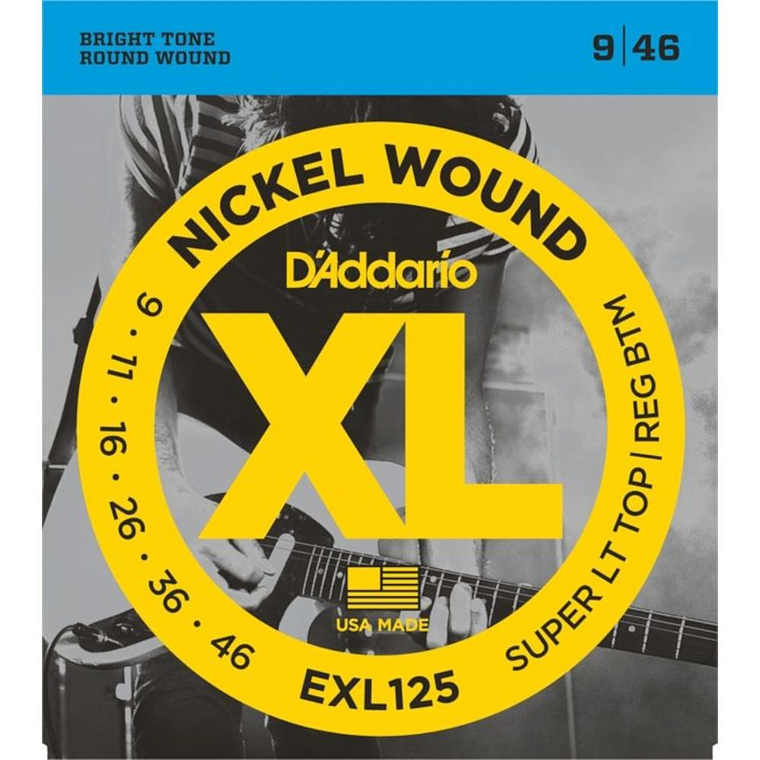 Cuerdas para Guitarra Electrica D'Addario EXL125 1