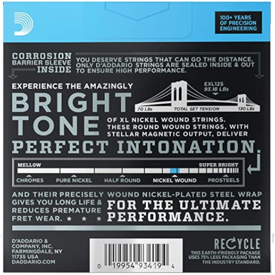 Cuerdas para Guitarra Electrica D'Addario EXL125 2