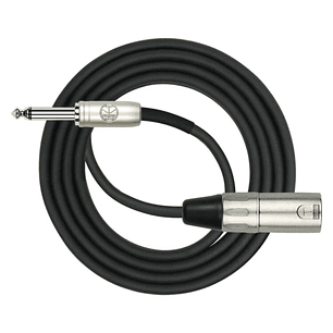 Cable XLR-Plug 6,3mm de 3 mt Kirlin MPC-281PN/BK 3M