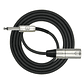Cable XLR-Plug 6,3mm de 3 mt Kirlin MPC-281PN/BK 3M - Miniatura 2