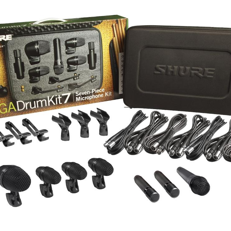 Kit Microfono para Bateria Shure PGADRUMKIT7 1