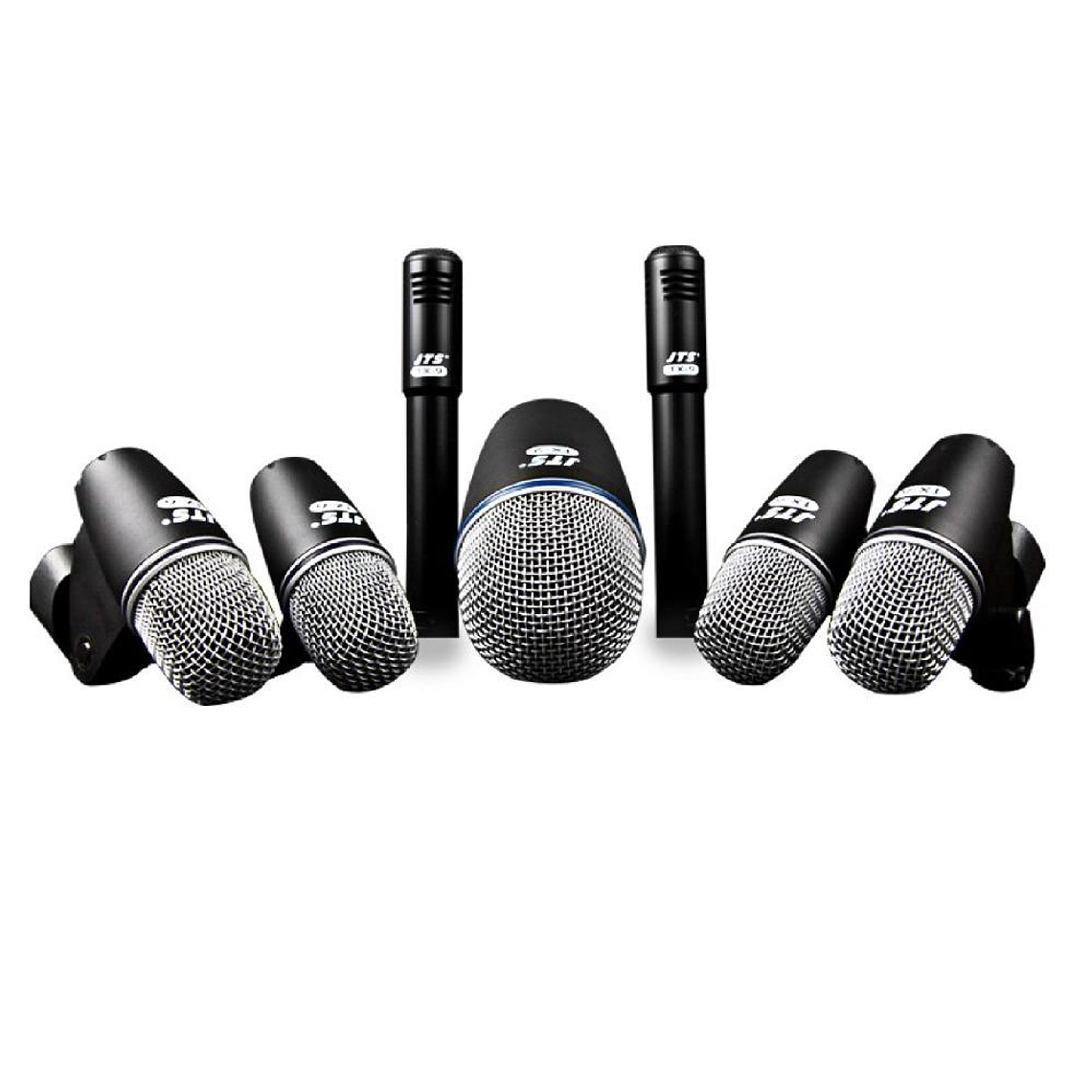 Set de 7 Microfonos Bateria/Percusion JTS TXB-7M 1
