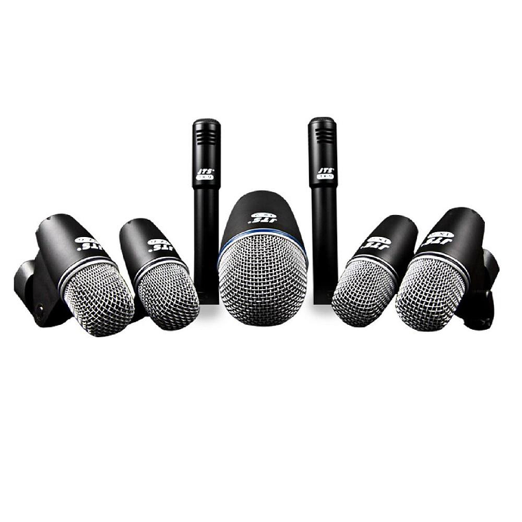 Set de 7 Microfonos Bateria/Percusion JTS TXB-7M 1