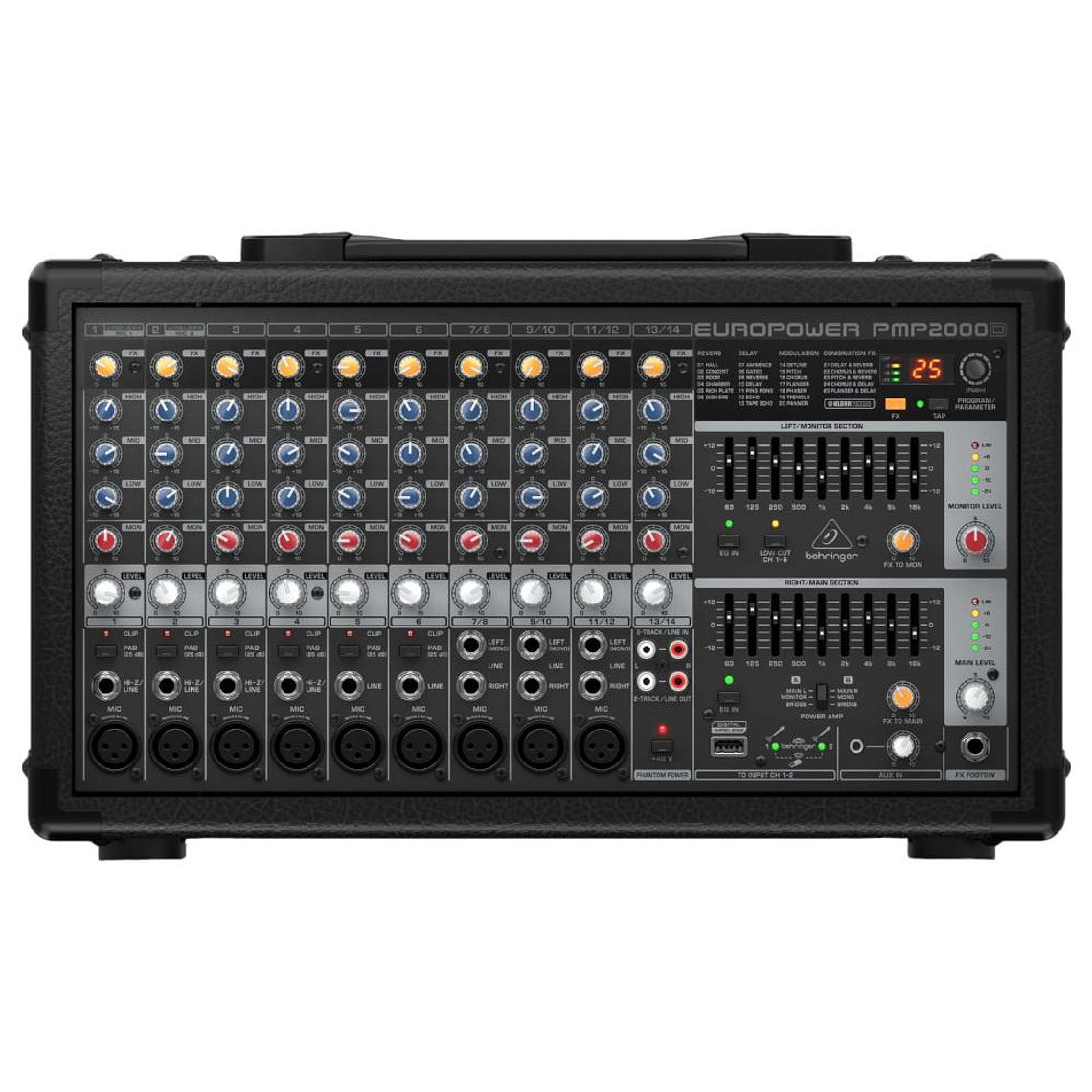 Cabezal Amplificado Behringer EUROPOWER PMP2000D 1