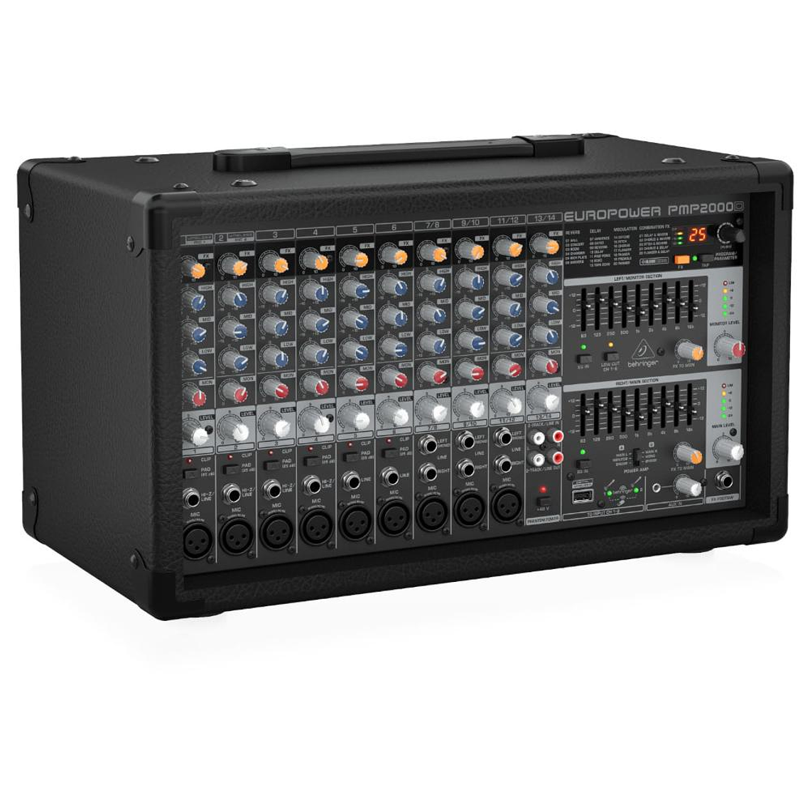 Cabezal Amplificado Behringer EUROPOWER PMP2000D 2