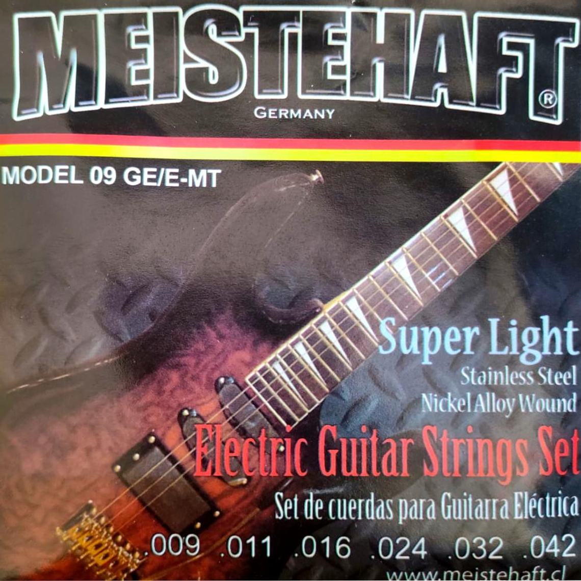 Cuerdas para guitarra electrica Meistehaft 09 GE/E-MT 1