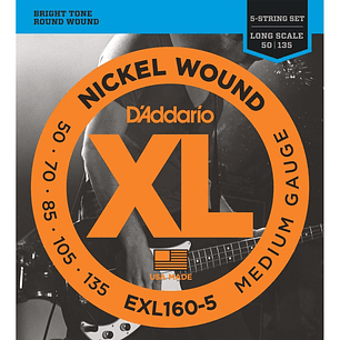 Cuerdas para bajo D'Addario EXL160-5