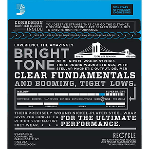 Cuerdas para bajo D'Addario EXL160-5