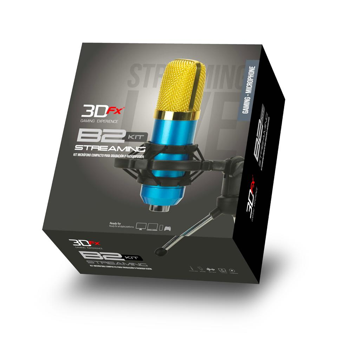 Kit de microfono para transmision 3DFX B2 Blue 4